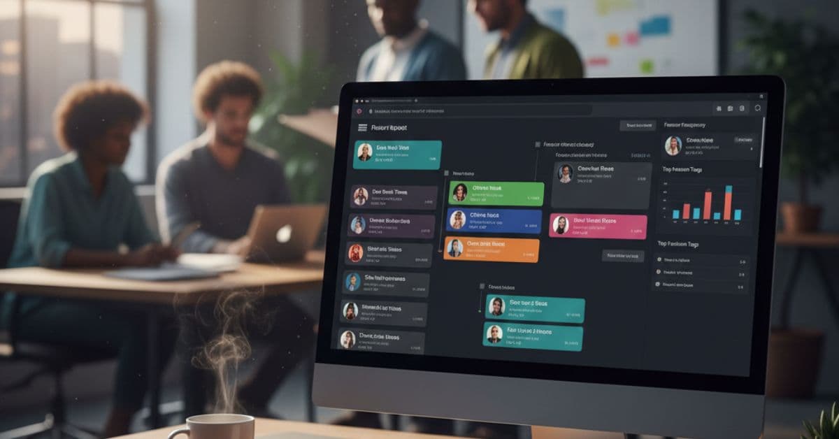 Feature request analytics dashboard showing voting trends and prioritization metrics